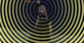 1girl 1other 20s 3d animated animated_gif black_coat black_feather black_footwear black_fur black_pants blonde_hair breasts cleavage coat covering_one_eye covering_privates cynthia_(pokemon) domination evil_smile feathers female_focus femdom forced fur fur-trimmed_coat fur_trim grey_eyes hair_ornament hair_over_one_eye hairclip heavy_breathing held_down high_heels holding holding_pendulum hypnosis long_coat long_hair long_sleeves looking_at_viewer looking_up looping_animation lying medium_breasts mind_control monika_the_dragonic_queen(artist) nintendo on_back outdoors pants pendulum pokemon pokemon_dppt pov restrained ruff skinny smile solo_focus source_filmmaker_(medium) spiral stadium stepped_on swinging very_long_hair
