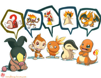 ? black_eyes blaziken bone charizard charmander chimchar closed_eyes crossed_arms cyndaquil fire food gen_1_pokemon gen_2_pokemon gen_3_pokemon gen_4_pokemon gen_5_pokemon green_eyes infernape looking_up meat ninja-jamal nintendo open_mouth pokemon pokemon_(creature) sad simple_background sitting tepig torchic typhlosion white_background