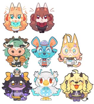 6+girls :< :3 :d ahchive_be ahoge animal animal_crossing animal_ear_fluff animal_on_head animal_print animalization aqua_bow aqua_bowtie asymmetrical_legwear bell belt_collar black_cardigan black_collar black_hair black_hairband black_ribbon black_shirt black_skirt black_socks blonde_hair blue_eyes blue_hair blue_ribbon blush_stickers bow bowtie brain broken_heart broken_heart_hair_ornament brown_coat brown_collar cardigan cat_girl cerber_(vtuber) chibi chrchie closed_eyes closed_mouth coat collar cow_girl cow_print cow_print_thighhighs cowbell crelly cropped_shirt cross-shaped_pupils demon_horns demon_tail dice_hair_ornament dog_girl ellie_minibot evil_neuro-sama exposed_brain facial_scar glasses green_hair grey_skirt hair_between_eyes hair_ornament hair_ribbon hair_rings hairband hairpin heart heart_hair_ornament heterochromia highres horns indie_virtual_youtuber jitome jumpsuit lab_coat long_hair long_sleeves looking_at_viewer low-tied_long_hair low_twintails minikomew mouse_girl multicolored_hair multiple_girls neck_bell neck_ribbon neuro-sama nintendo off-shoulder_shirt off_shoulder on_head open_mouth orange_eyes orange_jumpsuit orange_socks owl_girl plaid_clothes plaid_skirt print_thighhighs purple_hair purple_shirt red_bow red_bowtie red_eyes red_ribbon ribbon round_eyewear salamander_girl scar scar_on_cheek scar_on_face shirt shirt_partially_tucked_in shoomimi simple_background skirt sleeves_past_fingers sleeves_past_wrists smile socks streaked_hair suspender_skirt suspenders symbol-shaped_pupils t-shirt tail thighhighs trench_coat twintails two_side_up uneven_legwear vedal_ai very_long_hair white_background white_eyes white_hair white_shirt yellow_cardigan yellow_ribbon yellow_skirt