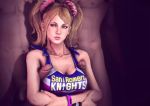 10s 1girl 2boys 3d animated armpit_sex black_background blonde_hair blue_eyes bouncing bouncing_breasts bracelet breasts cheerleader cleavage collarbone crop_top crossed_arms erection frottage fugtrup grasshopper_manufacture group_sex hetero holding holding_own_arm jewelry juliet_starling large_breasts lollipop_chainsaw looping_animation mmf_threesome multiple_boys penis purple_shirt resized rubbing scrunchie shirt simple_background sleeveless solo_focus source_filmmaker_(medium) staring threesome twintails uncensored upscaled video