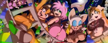 2025 5girls against_railing amy_rose anus artist_logo artist_name ass balcony bat_wings beads bike_shorts black_bra black_shorts black_sports_bra black_wings blaze_the_cat blue_eyes blue_eyeshadow blurry bottomless bra bra_lift breast_envy breasts breasts_out brown_fur brown_hair brown_shoes clothes_lift clothes_writing cloud confetti covered_erect_nipples dark_areolae decorations depth_of_field eyelashes eyeshadow female_focus flashing floppy_ears forehead_jewel from_below full_moon furry furry_female gem gloves green_eyes hairband hedgehog highres jewelry jiggle kae&#039;est large_breasts leaning leaning_forward lifting_own_clothes lips logo looking_down makeup mardi_gras medium_breasts midriff moon motion_blur multicolored_bra multicolored_shoes multicolored_shorts multicolored_underwear multiple_girls navel necklace night nipples on_railing one_eye_closed open_mouth orange_eyes orange_fur orange_tail outdoors panties pearl_necklace perineum pink_fur pink_lips pink_tail pointy_ears presenting presenting_pussy pussy pussy_juice rabbit railing red_gemstone red_hairband red_shoes rouge_the_bat sega shoes short_hair short_tail shorts silver_(metal) silver_jewelry sitting slit_pupils small_breasts smile sonic_(series) sonic_boom_(series) spandex sports_bra standing sticks_the_badger string_lights tail teeth third-party_edit tight_clothes tongue two-tone_fur uncensored underwear upper_teeth_only vanilla_the_rabbit watermark web_address white_bra white_fur white_gloves white_panties white_shoes white_shorts white_sports_bra wide_hips wings wink yellow_eyes