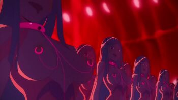 animated bouncing_breasts breast_expansion breasts drooling huge_breasts long_hair me!me!me! meme_(me!me!me!) multiple_girls nipple_piercing nipples open_mouth piercing smile sound tagme video