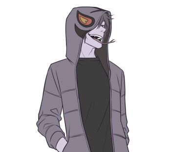 Rule 34 | 1boy, arbok, black shirt, colored skin, commentary, english commentary, forked tongue, gen 1 pokemon, grey hair, grey hoodie, grey skin, hood, hood up, hoodie, kirby otaku, long sleeves, looking at viewer, male focus, nintendo, open clothes, open hoodie, open mouth, personification, pokemon, shirt, simple background, smile, solo, tongue, tongue out, transparent background, upper body