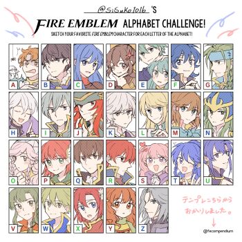 6+boys 6+girls aqua_hair armor artur_(fire_emblem) bad_id bad_twitter_id berkut_(fire_emblem) black_armor black_hair blonde_hair blue_armor blue_eyes blue_hair blush braid brown_hair bug caeda_(fire_emblem) cape chart closed_eyes delthea_(fire_emblem) dress eirika_(fire_emblem) elbow_gloves ephraim_(fire_emblem) farina_(fire_emblem) feather_hair_ornament fire_emblem fire_emblem:_genealogy_of_the_holy_war fire_emblem:_mystery_of_the_emblem fire_emblem:_path_of_radiance fire_emblem:_radiant_dawn fire_emblem:_shadow_dragon fire_emblem:_the_binding_blade fire_emblem:_the_blazing_blade fire_emblem:_the_sacred_stones fire_emblem_awakening fire_emblem_echoes:_shadows_of_valentia fire_emblem_gaiden fire_emblem_heroes fur_trim gloves green_eyes green_hair grey_eyes grey_hair guy_(fire_emblem) hair_ornament hair_ribbon hair_tubes hairband hand_on_own_chin headband heart heart-shaped_pupils helmet henry_(fire_emblem) highres innes_(fire_emblem) jewelry joshua_(fire_emblem) kliff_(fire_emblem) long_hair looking_at_viewer lucius_(fire_emblem) lute_(fire_emblem) mist_(fire_emblem) mist_(path_of_radiance)_(fire_emblem) multiple_boys multiple_girls nephenee_(fire_emblem) nintendo olivia_(fire_emblem) one_eye_closed open_mouth pink_hair ponytail portrait priscilla_(fire_emblem) purple_eyes quan_(fire_emblem) raven_(fire_emblem) red_eyes red_hair ribbon scarf serra_(fire_emblem) short_hair siblings skirt smile sparkle spider sushitarou symbol-shaped_pupils tana_(fire_emblem) twin_braids twintails twitter_username ursula_(fire_emblem) vanessa_(fire_emblem) wink wolt_(fire_emblem) xane_(fire_emblem) yune_(fire_emblem) zihark_(fire_emblem)