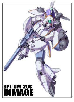 antennae aoki_ryuusei_spt_layzner beam_rifle character_name dimage energy_gun energy_weapon gun mecha robot s.shimizu science_fiction simple_background solo super_robot_wars weapon