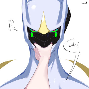 ... 2others arceus colored_sclera english_text expressionless eye_contact gen_4_pokemon green_sclera highres legendary_pokemon looking_at_another looking_at_viewer luryxia meme multiple_others mythical_pokemon nintendo pokemon pokemon_(creature) pov_cheek_grabbing_(meme) red_eyes serious simple_background upper_body white_background