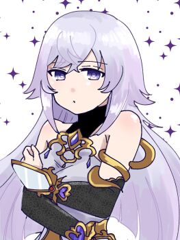 1girl artistic_error bare_shoulders breasts grimms_notes highres kagami_sei_no_kote_(grimms_notes) long_hair looking_at_viewer magic_mirror_(grimms_notes) parted_lips protected_link purple_eyes purple_hair solo upper_body