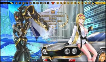 Rule 34 | 1girl, alfa romeo montreal, alphamon, armor, ayato mabu, black armor, black panties, black shorts, blonde hair, breasts, cape, car, cleavage, collarbone, cup, digimon, digimon (creature), digimon card game, digimon story: cyber sleuth, eyewear on head, holding, holding cup, kuremi kyouko, long hair, medium breasts, motor vehicle, open clothes, open shirt, panties, pink-tinted eyewear, sample watermark, shirt, shorts, sitting, sunglasses, tinted eyewear, underwear, watermark, white cape, white shirt