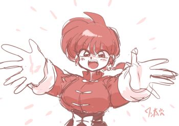 braid chinese_clothes genderswap genderswap_(mtf) ranma-chan ranma_1/2 saotome_ranma single_braid tangzhuang