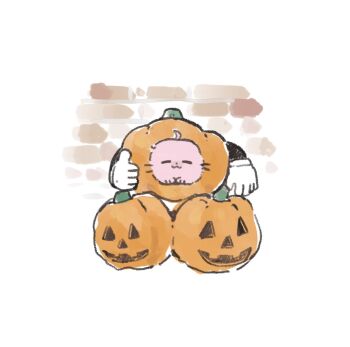 Rule 34 | :3, ahoge, animalization, anyoji hime, anyoji hime (seal), ao kaeru, closed eyes, closed mouth, facing viewer, gloves, highres, jack-o'-lantern, link! like! love live!, love live!, no humans, pumpkin, seal (animal), smile, solo, thumbs up, virtual youtuber, white background, white gloves