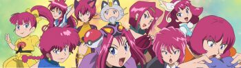 alolan_form alolan_meowth alternate_hairstyle animal_ears animal_hands anime_screenshot arbok audino ayanami_rei ayanami_rei_(cosplay) cat_ears cat_girl cosplay cowboy_bebop crossover faye_valentine faye_valentine_(cosplay) fugou_keiji_balance:unlimited gen_1_pokemon gen_5_pokemon gen_7_pokemon haibara_ai half-closed_eyes hayashibara_megumi hello_kitty hello_kitty_(character) hello_kitty_(character)_(cosplay) highres imitating jessie_(pokemon) liepard lime_(saber_j) long_hair long_image mahou_no_princess_minky_momo mashin_eiyuuden_wataru meitantei_conan minky_momo multiple_crossover multiple_persona natsume_atsuko natsume_atsuko_(cosplay) neon_genesis_evangelion nintendo official_alternate_costume paprika paprika_(character) poke_ball poke_ball_(basic) pokemon pokemon_(anime) pokemon_sm093 pokemon_sm_(anime) ponytail ranma_1/2 retro_artstyle saber_marionette_j sanrio saotome_ranma shinobibe_himiko short_hair stitched tagme third-party_edit v-shaped_eyebrows voice_actor_connection whiskers wide_image