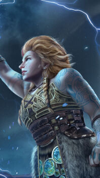 god_of_war god_of_war_ragnarok tagme thrud_(god_of_war)