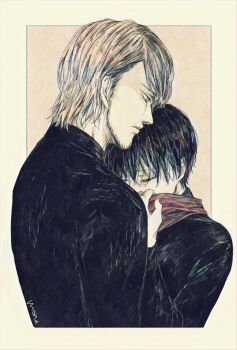 1boy 1girl affair bad_id bad_pixiv_id bad_tag betrayal black_hair blonde_hair cheating_(relationship) closed_eyes closed_mouth disgrace disgust facial_hair goatee_stubble highres incest infidelity jean_kirstein long_sideburns long_sleeves mikasa_ackerman military_uniform mo_nah netorare netorase official_alternate_costume out_of_character red_scarf scarf shingeki_no_kyojin short_hair sideburns stubble unfaithful