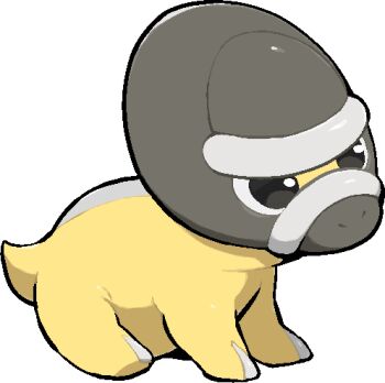 animal_focus commentary_request full_body gen_4_pokemon kawaanago lowres nintendo no_humans nostrils pokemon pokemon_(creature) pokemon_focus shieldon solo transparent_background