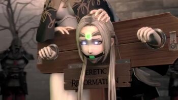 Rule 34 | 20s, 2boys, 2girls, 3d, amateurthrowaway, animated, armor, ball gag, bdsm, blue eyes, bondage, bound, breasts, brown hair, chloeangelva, circlet, cloak, domination, dress, edelgard von hresvelg, embarrassed, empty eyes, endymionva, english text, femdom, fire emblem, fire emblem: three houses, forced, gag, garreg mach monastery uniform, glowing, glowing eyes, grabbing another's hair, hand on another's head, head out of frame, holding another's hair, humiliation, hypnosis, imjustthatkinky, intelligent systems, knight, long hair, looping animation, matching hair/eyes, medium breasts, mind control, multiple boys, multiple girls, nintendo, out of frame, outdoors, pantyhose, parted bangs, pillory, public indecency, pulling, punishment, red legwear, rhea (fire emblem), sidelocks, sign, source filmmaker (medium), standing, stocks, submission, tagme, text focus, thighhighs, tree, upper body, very long hair, video, wall, white dress