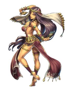 1girl ass butt_crack character_request chrono_ma:gia dancer feet smile