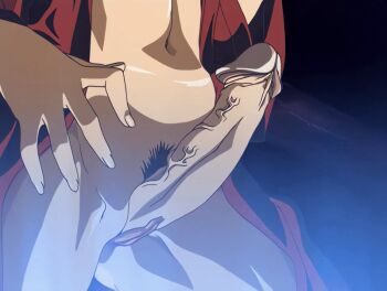 1futa 2004 animated animated_gif anime_screenshot bible_black bible_black_new_testament bottomless breasts chalice chanting cleavage cloak cup earrings erection futanari imari_kurumi jewelry large_breasts lipstick long_hair makeup nipples no_testicles penis pussy ritual shin_bible_black side_ponytail solo standing tagme witch