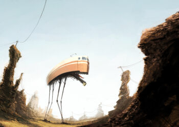 ldt long_legs machine monsterification open_mouth original rock streetcar tongue tongue_out train