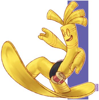 commentary dualcosmog full_body gholdengo gold_skin highres nintendo open_mouth outline pokemon pokemon_(creature) solo white_outline