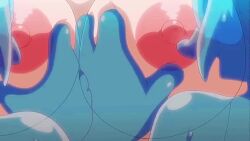 4girls android android_girl animal_ears animated anime_screenshot ass audible_speech black_hair breast_sucking breasts captured censored closed_eyes colorized cunnilingus curvy defeat fingering french_kiss glasses grabbing_another&#039;s_breast groping group_sex huge_areolae huge_ass huge_breasts humanoid_robot ideo kiss large_breasts licking_nipple majin_(company) majin_label moaning monster monster_girl mosaic_censoring multiple_girls nipple_stimulation nipples nude oral pussy pussy_juice pussy_juice_drip red_eyes red_pupils restrained rignetta rignetta&#039;s_adventure robot slime_(substance) slime_girl smile sound tagme thick_thighs thighs tongue tongue_out torn_clothes video yuri