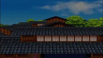 3d animated castle cockpit fighting game_console ganbare_goemon goemon green_hair low_poly mecha multiple_boys multiple_girls ninja nintendo nintendo_64 pov robot sound tagme video