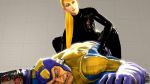 1boy 1girl 3d anal animated blonde_hair bodysuit capcom clothed_sex crossover doggystyle eye_contact fat fat_man femdom green_eyes helmet hetero latex latex_suit long_hair looking_at_another looking_back lying mega_man_(character) mega_man_(series) metroid nintendo on_stomach pegging pockyin ponytail rape red_eyes samus_aran sex sex_from_behind skin_tight source_filmmaker_(medium) top-down_bottom-up torso_grab ugly_bastard video what why zero_suit