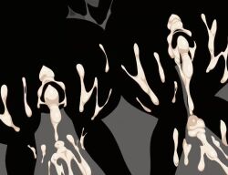 2girls after_anal after_vaginal aftersex all_fours animated ass cum cum_in_ass cum_in_pussy cumdrip from_behind multiple_girls nami_(one_piece) nico_robin one_piece silhouette simple_background tagme theobrobine thighs top-down_bottom-up unfinished video