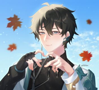 Rule 34 | 1boy, black hair, dan heng (honkai: star rail), den99, highres, honkai: star rail, honkai (series), pov, self-upload, smile