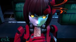 10s 1boy 1girl 3d android animated artist_name brown_hair erection esk fellatio flower flower_on_head glowing glowing_eyes handjob hetero indoors joints looking_at_viewer looping_animation oral penis pov robot_joints rubbing short_hair solo_focus source_filmmaker_(medium) staring uncensored video yellow_eyes