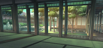commentary_request day highres indoors nagi_itsuki no_humans original pixiv_fantasia pixiv_fantasia_age_of_starlight scenery tatami tree