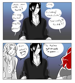 Rule 34 | ..., 4boys, amras, amrod, black hair, brothers, caranthir, celegorm, cinemairon, closed mouth, elf, empty eyes, english text, frown, gradient background, long hair, multiple boys, no irises, panels, parted bangs, pointy ears, red hair, siblings, simple background, speech bubble, the silmarillion, tolkien's legendarium, twins, upper body, wavy hair