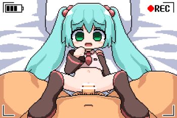animated animated_gif chibi_miku hatsune_miku loli missionary pedo pedophile petite_miku pov size_difference ugoira