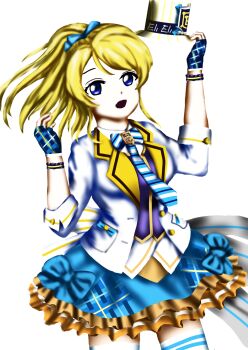 Rule 34 | 1girl, aqua bow, aqua necktie, aqua skirt, artist name, artist request, ayase eli, back bow, blonde hair, blue eyes, blue gloves, blue necktie, blush, bow, breasts, cardigan, collared shirt, dress, dress shirt, female focus, fingerless gloves, floating hair, frilled skirt, frills, gloves, hair between eyes, hair bow, hat, high ponytail, highres, holding, holding unworn clothes, holding unworn hat, jacket, long hair, looking at viewer, love live!, love live! school idol festival, love live! school idol festival after school activity, love live! school idol project, mini hat, mini top hat, miniskirt, necktie, orange skirt, parted lips, plaid clothes, plaid dress, plaid skirt, pleated, pleated dress, pleated skirt, ponytail, shirt, sirjonesiii, skirt, sleeve cuffs, small breasts, smile, solo, striped bow, striped clothes, striped headwear, striped necktie, top hat, unworn hat, unworn headwear, white bow, white cardigan, white hat, white jacket, white legwear, wrist bow