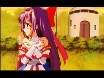 1boy 3girls 90s_anime animated anime_screenshot apron arisa_good_luck arisa_good_luck_ova arisa☆good_luck arisa☆good_luck_ova ass black_hair blonde_hair blue_hair brown_hair bunnygirl_suit hammer jumping mallet multiple_girls ova panties pink_hair purple_hair rabbit_ears rabbit_tail running school school_uniform sound tagme underwear upskirt video