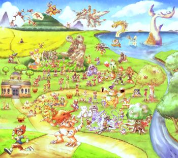 Rule 34 | agumon (digimon savers), akashi tagiru, akiyama ryo, amano nene (digimon xros wars), amano yuu (digimon), andromon, aonuma kiriha, apocalymon, bakemon, bokomon, botamon, bubbmon, chibimon, chocomon, claws, cockatrimon, daimon masaru (digimon savers), damemon, day, delumon, devimon, digimon, digimon adventure, digimon adventure 02, digimon frontier, digimon savers, digimon tamers, digimon xros wars, digimon xros wars: toki wo kakeru shounen hunter-tachi, digitama, digitamamon, dracumon, egg, elecmon, etemon, falcomon (digimon savers), floramon, fujieda yoshino, gaomon, garurumon, gazimon, gekomon, gennai, gesomon, goggles, goggles on head, gomamon, gottsumon, greymon, guilmon, gumdramon, gummymon, hat, hida iori, highres, himi tomoki, horns, ichijouji ken, inoue miyako, ishida yamato, izumi koshiro, jyureimon, kanbara takuya, kido jo, kimura kouichi, kudou taiki, kuramon, ladydevimon, lalamon, leomon, lee jianliang, looking at another, makino ruki, matsuda takato, metalseadramon, minamoto kouji, minomon, mogami ryouma, mojyamon, monodramon, monzaemon, motomiya daisuke, mugendramon, neamon, noguchi ikuto, numemon, nyaromon, nyokimon, oikawa yukio, opossummon, orgemon, orimoto izumi, otamamon, pacifier, pagumon, patamon, picklemon, picodevimon, piemon, pinochimon, pitchmon, piyomon, poromon, poyomon, psychemon, pteranomon, pumpmon, punching, punimon, pyocomon, quartzmon, renamon, running, scumon, sharp teeth, shibayama junpei, shoutmon king ver., smile, sparrowmon, suzaki airu, tachikawa mimi, takaishi takeru, takenouchi sora, teeth, tentomon, terriermon, thoma h. norstein, tobari ren, togemon, tonosamagekomon, tyrannosaurus rex, tyumon, upamon, vademon, vamdemon, vegimon, whamon, wizarmon, yagami hikari, yagami taichi, yukidarumon, yuramon