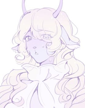 1girl animal_ears antlers bingwocky blonde_hair commentary deer_antlers deer_ears deer_girl deltarune furry furry_female highres horns long_hair noelle_holiday noelle_holiday_(dark_world) solo utdr_(toby_fox) wavy_hair