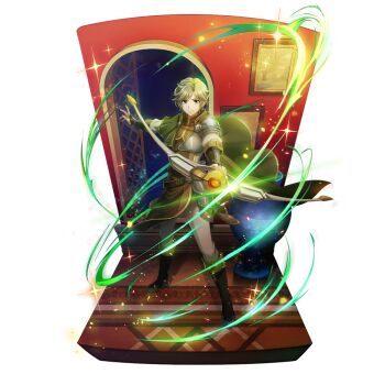 Rule 34 | 1boy, armor, armored boots, armored bridal gauntlets, artist request, aura, blonde hair, boots, bow (weapon), bridal gauntlets, brown boots, brown bridal gauntlets, brown tunic, cape, closed mouth, collared tunic, forehead, full body, game cg, green cape, green eyes, hands up, high collar, holding, holding bow (weapon), holding weapon, indoors, kawasumi itsuki, knee boots, legendary bow (small bow) (tate no yuusha no nariagari), legendary bow (tate no yuusha no nariagari), light particles, light smile, long sleeves, looking at viewer, male focus, messy hair, muneate, night, official art, outstretched arm, painting (object), pants, parted bangs, pauldrons, shirt, short hair, shoulder armor, sidelocks, simple background, single pauldron, sleeveless tunic, solo, sparkle, standing, tate no yuusha no nariagari, tate no yuusha no nariagari rerise, transparent background, tunic, turtleneck tunic, v-shaped eyebrows, vase, weapon, white pants, white shirt, window