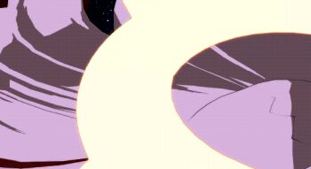 1girl 3d animated animated_gif ankh arc_system_works ball_and_chain_restraint bodysuit chain female_focus game_screenshot guilty_gear guilty_gear_xrd guilty_gear_xrd:_revelator halo jack-o&#039;_valentine kicking mask multicolored_hair solo space subtitled white_hair