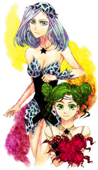 Rule 34 | 1990s (style), 2girls, bishoujo senshi sailor moon, bishoujo senshi sailor moon s, flower, multiple girls, retro artstyle, tellu (sailor moon), viluy (sailor moon)