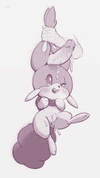 1boy 1girl aftersex animal_focus animal_sexualization artist_name bestiality blush breath buck_teeth cum cum_in_pussy cum_on_body cumdrip ear_sex erection facial fakemon full_body grabbing_another&#039;s_ear grey_background greyscale hand_on_another&#039;s_ear happy hetero kekitopu leg_up monochrome nintendo one_eye_closed open_mouth pawpads penis pokemon signature simple_background smile solo_focus teeth third-party_source uncensored veins veiny_penis