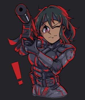 ! 1girl an/peq-6 bad_id bad_twitter_id bandana black_background commentary_request cosplay dark-skinned_female dark_skin flashlight gun h&amp;k_mark_23 h&amp;k_usp handgun heckler_&amp;_koch idolmaster idolmaster_cinderella_girls insight_technology kac_mk23_suppressor knight&#039;s_armament_company laser_aiming_module laser_pointer laser_sight match_grade match_grade_firearm match_grade_pistol metal_gear_(series) metal_gear_solid multitrip natalia_(idolmaster) offensive_handgun one_eye_closed pistol socom_(metal_gear) solid_snake solid_snake_(cosplay) suppressor tactical_light weapon