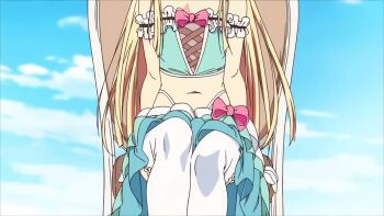 1boy 1girl animated anime_screenshot anus arm_held_back ass bed blonde_hair blush breast_sucking breasts censored covering_own_mouth cum cum_in_pussy defloration doggystyle dress ejaculation elf erection fingering flat_chest frilled_dress frills garter_belt garter_straps green_eyes groping hair_ornament hand_on_another's_head kishi_elfina lingerie loli missionary moaning mosaic_censoring navel nipples on_bed orgasm pants penis pointy_ears pussy pussy_juice sex sex_from_behind shirt sound subtitled tagme thighhighs tsurupeta_shugo_kishi_elfina_ochiru underwear vaginal video white_hair white_thighhighs x-ray