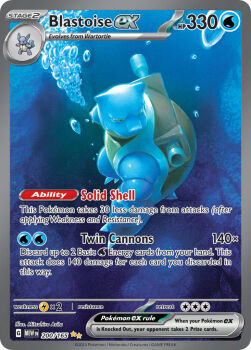 Rule 34 | air bubble, arita mitsuhiro, artist name, blastoise, bubble, cannon, card (medium), character name, closed mouth, company name, copyright name, copyright notice, english text, full body, gen 1 pokemon, nintendo, official art, pokemon, pokemon (creature), pokemon card, pokemon focus, pokemon tcg, solo, third-party source, trading card, underwater, wartortle