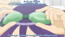 1girl air_bubble animated anime_screenshot ass blowing_bubbles breasts bubble competition_swimsuit goggles highres kenkou_zenrakei_suieibu_umishou medium_breasts multiple_girls one-piece_swimsuit orizuka_momoko pool poolside purple_hair short_hair submerged swim_goggles swimming swimsuit tagme video water