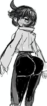 absurdres ass emma_(pokemon) highres huge_ass luzennon nintendo pokemon pokemon_legends:_z-a self-upload sketch wide_hips