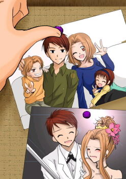 aged_up brother_and_sister digimon family flower husband_and_wife if_they_mated izumi_koshiro marriage siblings tachikawa_mimi