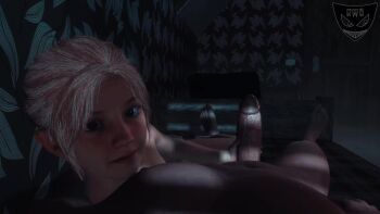 1boy 1girl 3d age_difference ahegao all_fours animated artist_logo artist_name bed blonde_hair brown_eyes completely_nude cowboy_shot cum cum_in_mouth ejaculation fellatio flat_chest from_below hand_on_another&#039;s_head handjob hetero highres huge_filesize indoors james_sunderland konami laura_(silent_hill) lips logo loli long_hair looking_at_penis looking_at_viewer looking_to_the_side looking_up lying multiple_views naughty_face night nipples nmh nude on_bed on_side open_mouth oral penis ponytail pov pov_crotch rolling_eyes silent_hill_(series) silent_hill_2 size_difference sound tagme teeth testicles uncensored video watermark