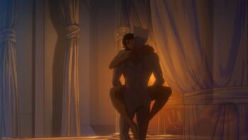 anime_screenshot critical_role dungeons_&amp;_dragons dungeons_&amp;_dragons highres kiss nude percival_de_rolo suspended_congress the_legend_of_vox_machina vex&#039;ahlia_vessar