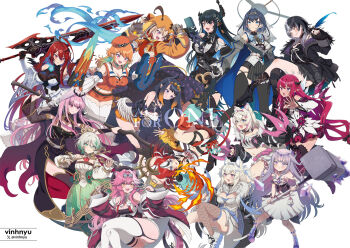 6+girls absolutely_everyone ahoge animal_ear_fluff animal_ears artist_name asymmetrical_horns bandaid bandaid_hair_ornament beret black_choker black_dress black_hair black_nails blonde_hair blue_eyes blue_fire blue_hair blunt_bangs bow bow_choker bow_earrings breasts brown_hair cecilia_immergreen cecilia_immergreen_(1st_costume) chain chain_headband chef_hat choker cleavage clothing_cutout coat collar colored_inner_hair commentary crystal_wings demon_horns detached_collar detached_sleeves dog_ears dog_girl doll_joints double_halo dress earrings elizabeth_rose_bloodflame elizabeth_rose_bloodflame_(1st_costume) everyone fake_horns feather-trimmed_jacket feather_earrings feathers fire fire_on_chest flower frilled_shorts frills fur-trimmed_coat fur-trimmed_jacket fur_trim fuwawa_abyssgard fuwawa_abyssgard_(1st_costume) gem gigi_murin gigi_murin_(1st_costume) gloves goggles goggles_on_head gradient_hair green_eyes green_hair grey_hair hair_intakes hair_ornament hair_through_hood hairband hakos_baelz hakos_baelz_(1st_costume) halo hammer hat headband headphones headphones_around_neck heterochromia highres holding holding_hammer holding_scythe holding_sword holding_weapon holoadvent holojustice hololive hololive_english holomyth holopromise hood hoodie horn_flower horn_hairband horns huge_ahoge irys_(hololive) irys_(irys_2.0)_(hololive) jacket jewelry joints key key_necklace koseki_bijou koseki_bijou_(1st_costume) large_breasts long_hair looking_at_viewer mechanical_halo midriff mini_chef_hat miniskirt mococo_abyssgard mococo_abyssgard_(1st_costume) mole mole_under_eye mori_calliope mori_calliope_(1st_costume) mouse_ears mouse_girl mouse_tail mousetrap multicolored_hair multiple_girls multiple_hats navel necklace nerissa_ravencroft nerissa_ravencroft_(1st_costume) ninomae_ina&#039;nis ninomae_ina&#039;nis_(1st_costume) open_mouth orange_hair orange_hat orange_hood orange_hoodie ouro_kronii ouro_kronii_(1st_costume) panther_ears panther_girl panther_tail pink_eyes pink_hair pink_hairband pink_headband pointy_ears purple_eyes purple_gemstone purple_hair raora_panthera raora_panthera_(1st_costume) red_eyes red_hair ribbon_earrings scythe shiori_novella shiori_novella_(1st_costume) shirt short_hair shorts siblings sidelocks simple_background sisters skirt smile spiked_collar spikes split-color_hair star_halo streaked_hair sword symbol-only_commentary tail takanashi_kiara takanashi_kiara_(1st_costume) tassel tassel_hair_ornament tentacle_hair tentacles thighhighs thorn_(elizabeth_rose_bloodflame) tiara twins twintails twitter_username two-tone_hair uneven_horns veil very_long_hair vinhnyu virtual_youtuber weapon white_background white_dress white_hair white_shirt winding_key wings x_hair_ornament yellow_eyes