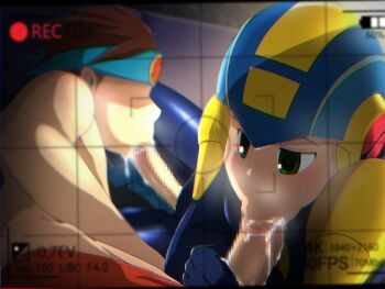 2boys incest lan_hikari_(mega_man) mega_man_(series) mega_man_battle_network megaman.exe multiple_boys sorry_(artist) yaoi